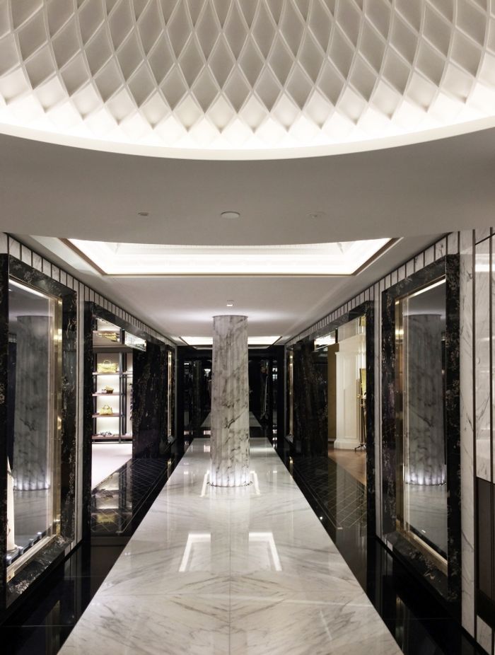 Harrods, London. Interior design by Tracey Wiles for Make Architects London.