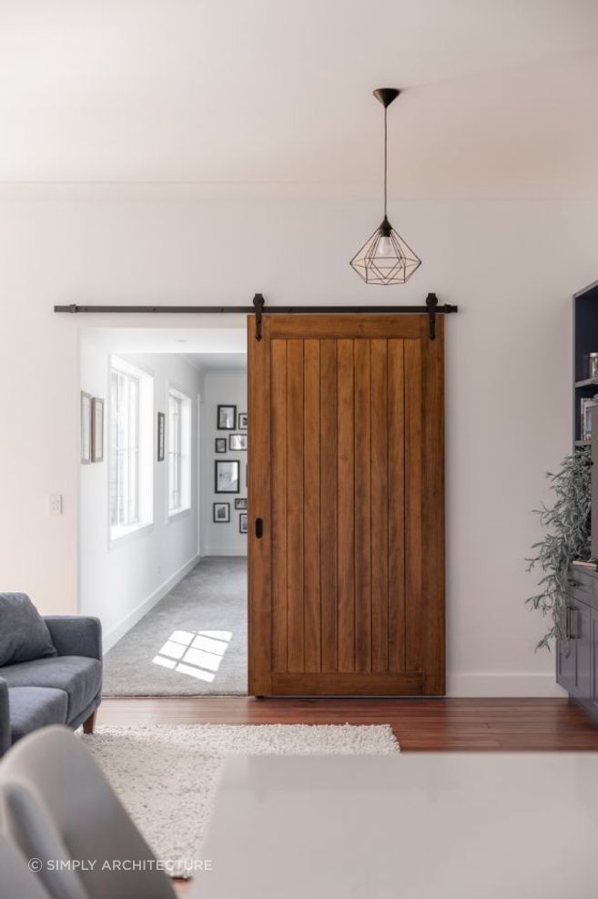 The Barn Door in the Taihape extension furthers the feel of a true country home