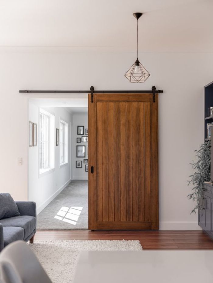 The Barn Door in the Taihape extension furthers the feel of a true country home