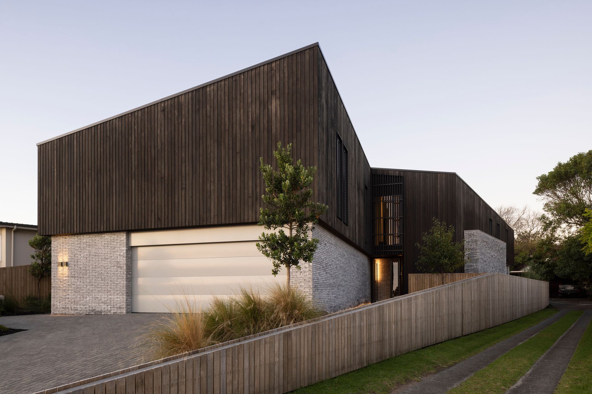 Custom cladding amplifies the angular design