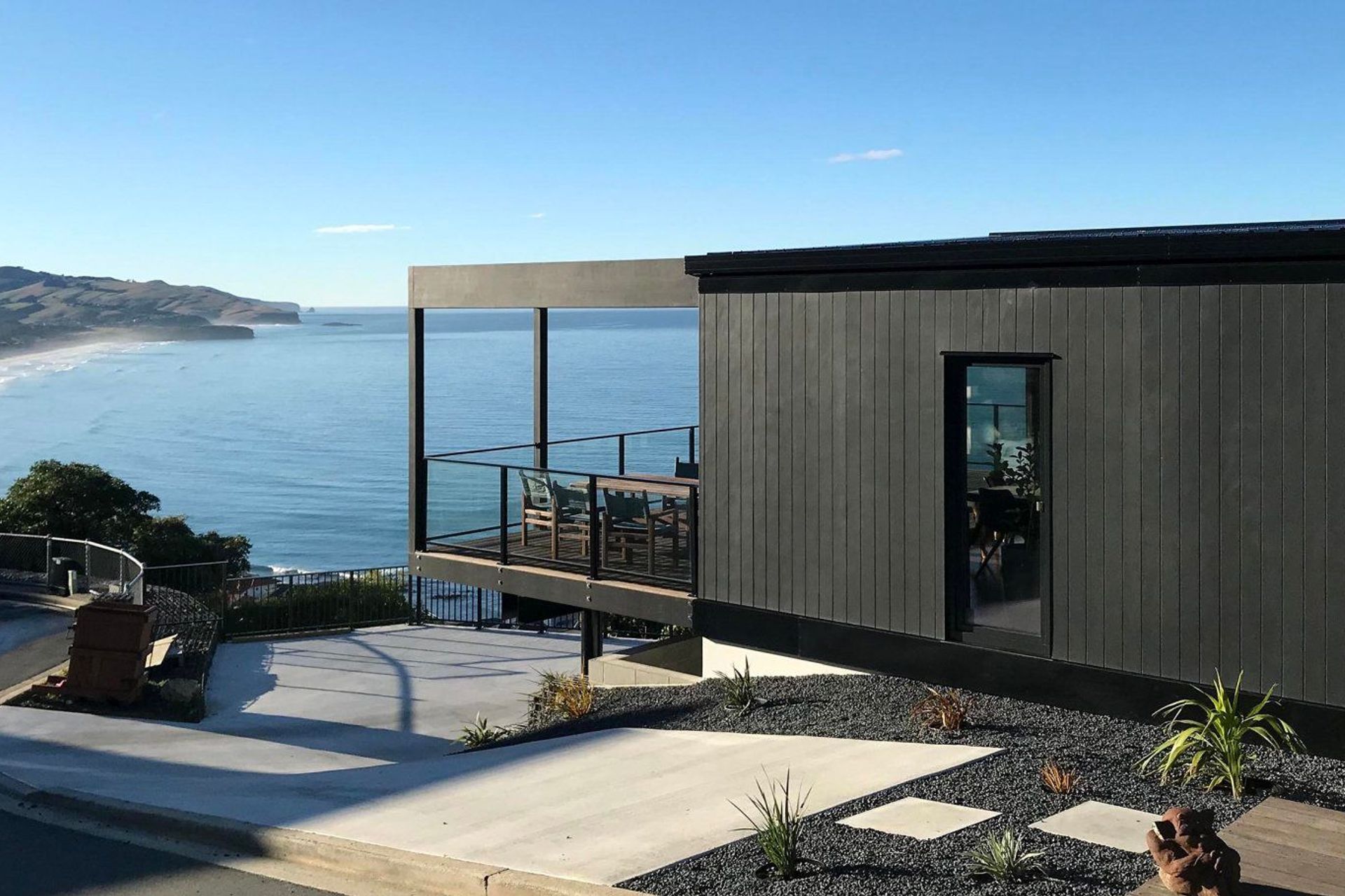 Ocean views grace this certified Passive House in St Clair, Dunedin. Photo: Tim Ross
