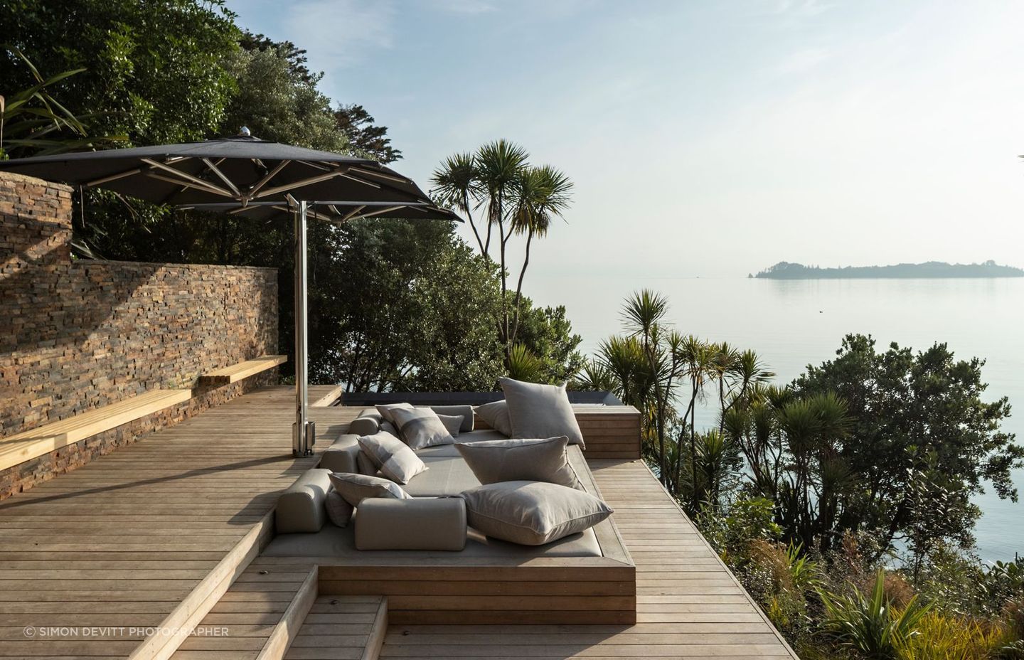 Post-pandemic, will urbanisation diminish? Will more of us choose to move to smaller cities, rural areas and more isolated communities, such as on Waiheke Island, where this Daniel Marshall-designed home is situated? Photograph by Simon Devitt.