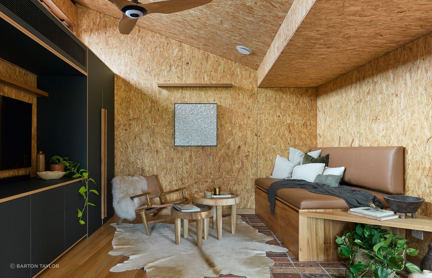 Each reclaimed element echoes a commitment to minimising the use of new materials.