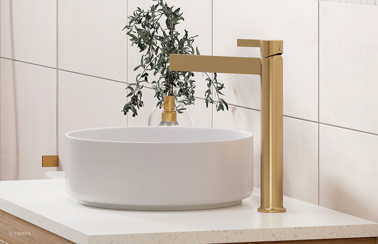The Sansa Tall Basin Mixer combines the old with the new with immaculate style