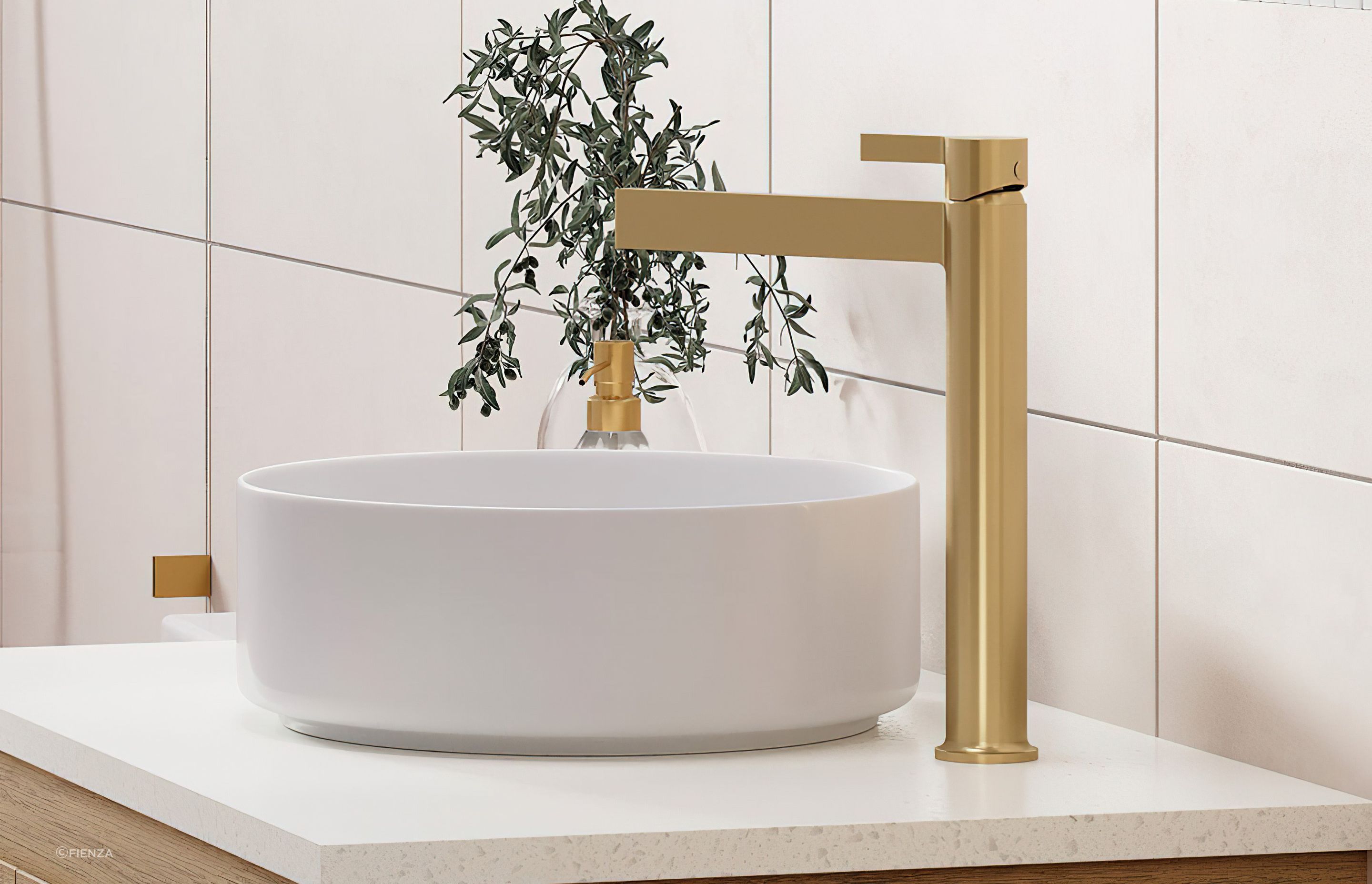 The Sansa Tall Basin Mixer combines the old with the new with immaculate style
