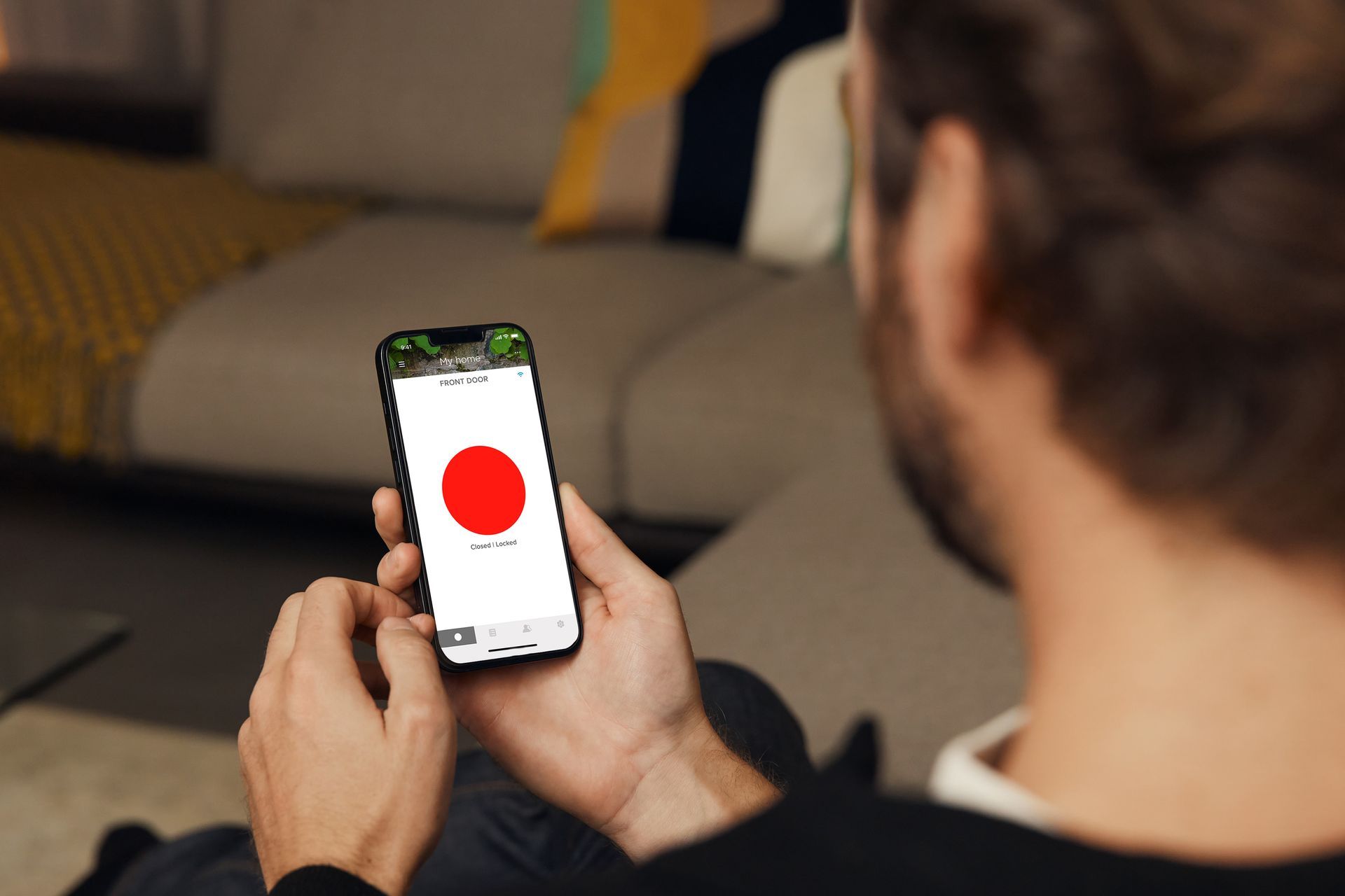 The Yale Home App features in-app instructions and a user-friendly interface, making navigating and updating smart lock settings easy.