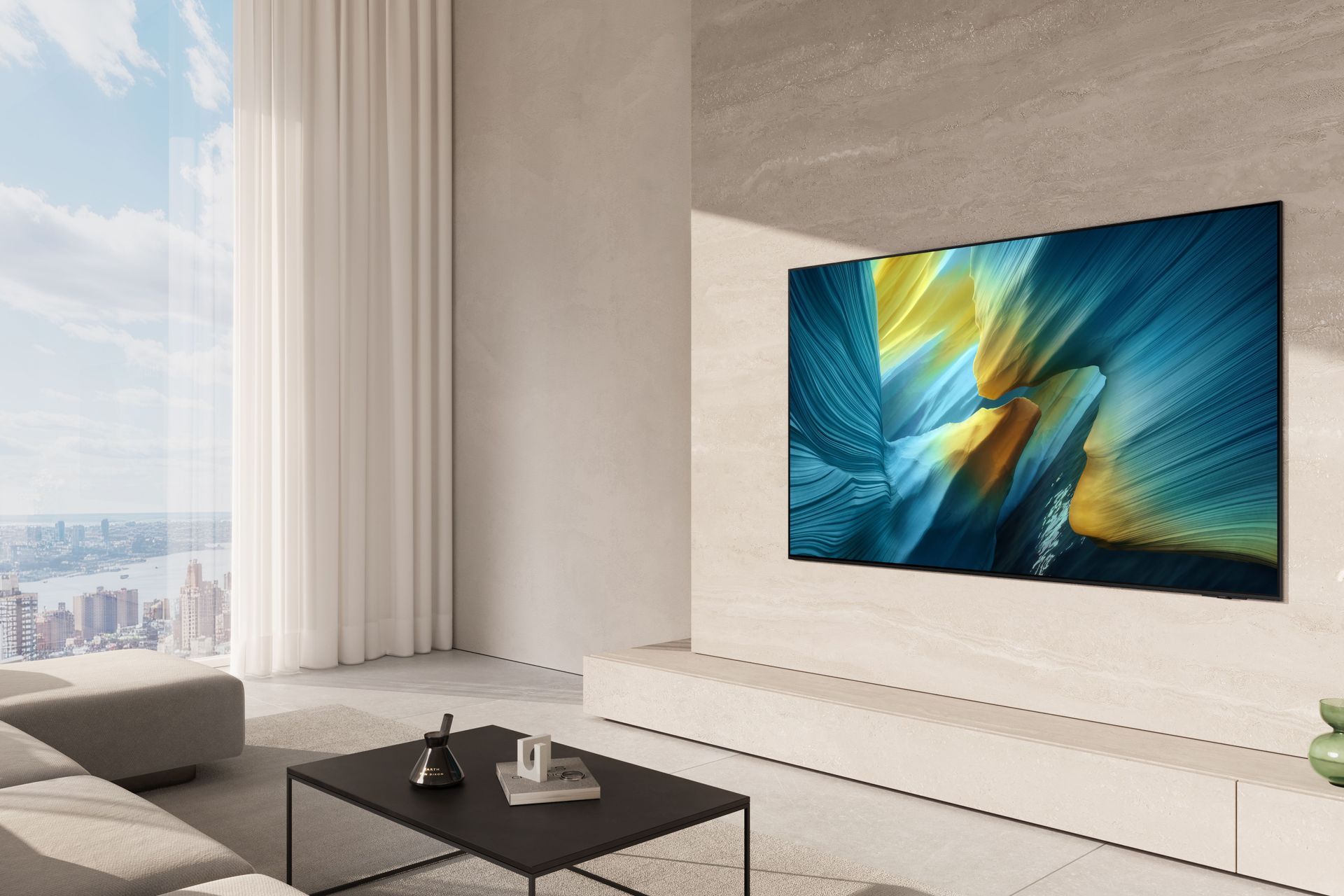 Samsung's latest OLED TVs are glare-free.