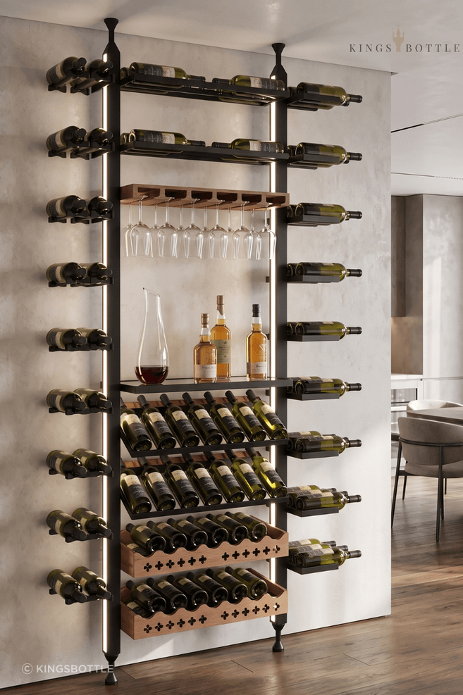 KingsBottle offers numerous solutions for storing wine, whether temperature-controlled or not.