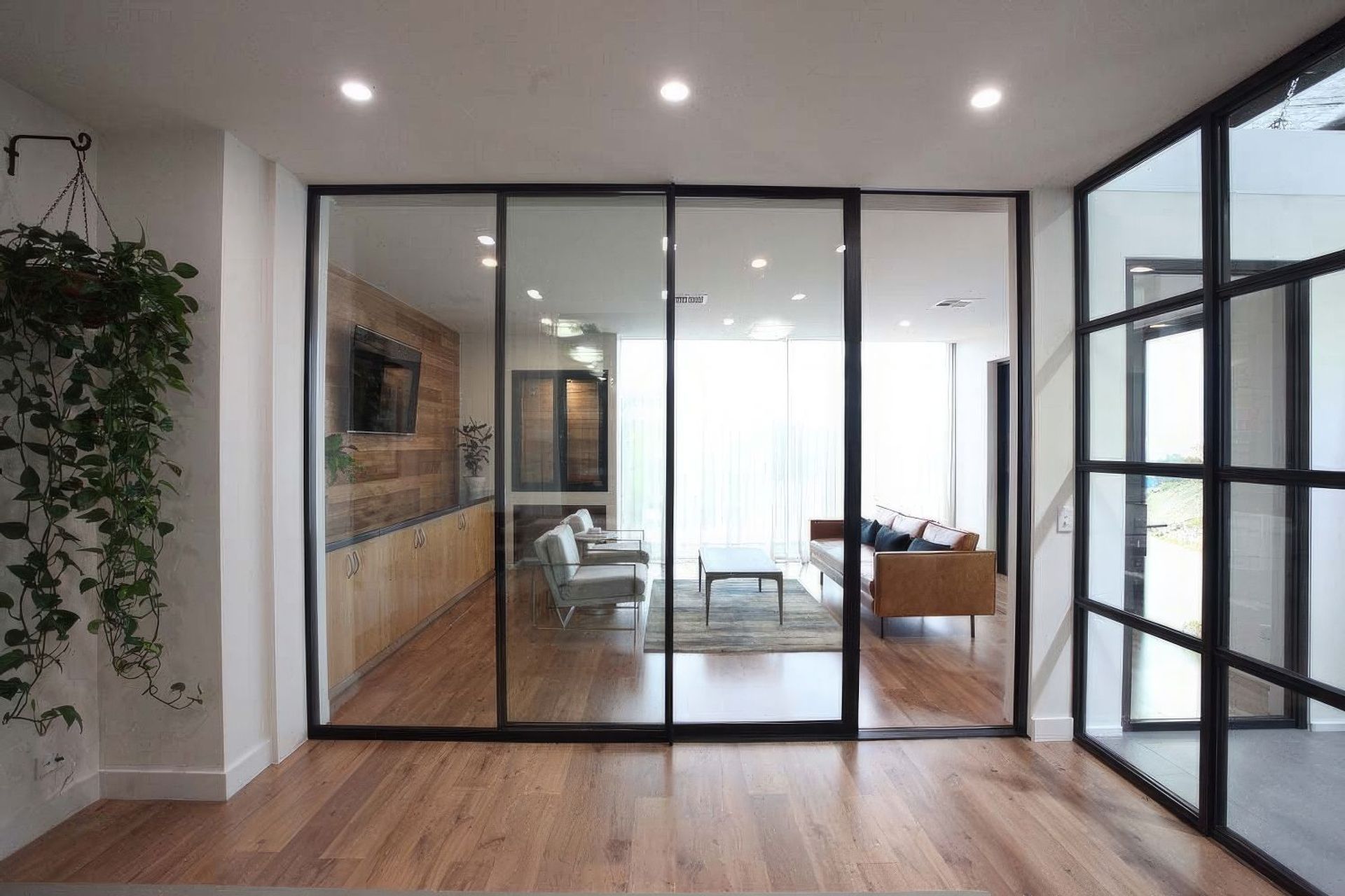 Vertical sliding windows are double-glazed, meeting New Zealand's H1 Standards.