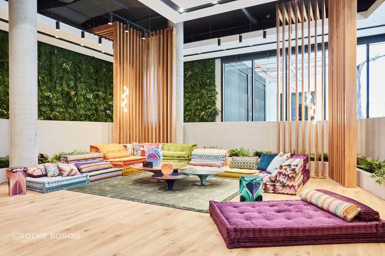 Roche Bobois engages with local cultures and artistic expressions.