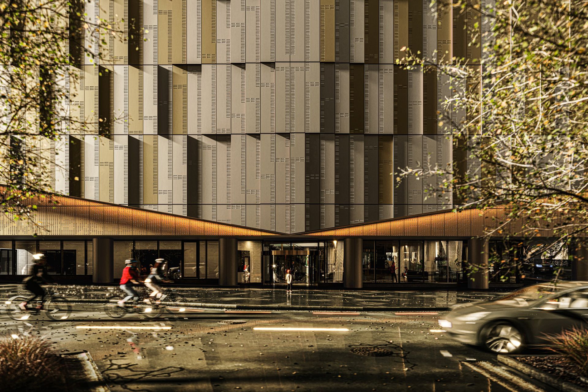 The façade system of the Archives building will be so airtight that a constant temperature of 18 degrees is able to be maintained in the event that power is lost to the building.