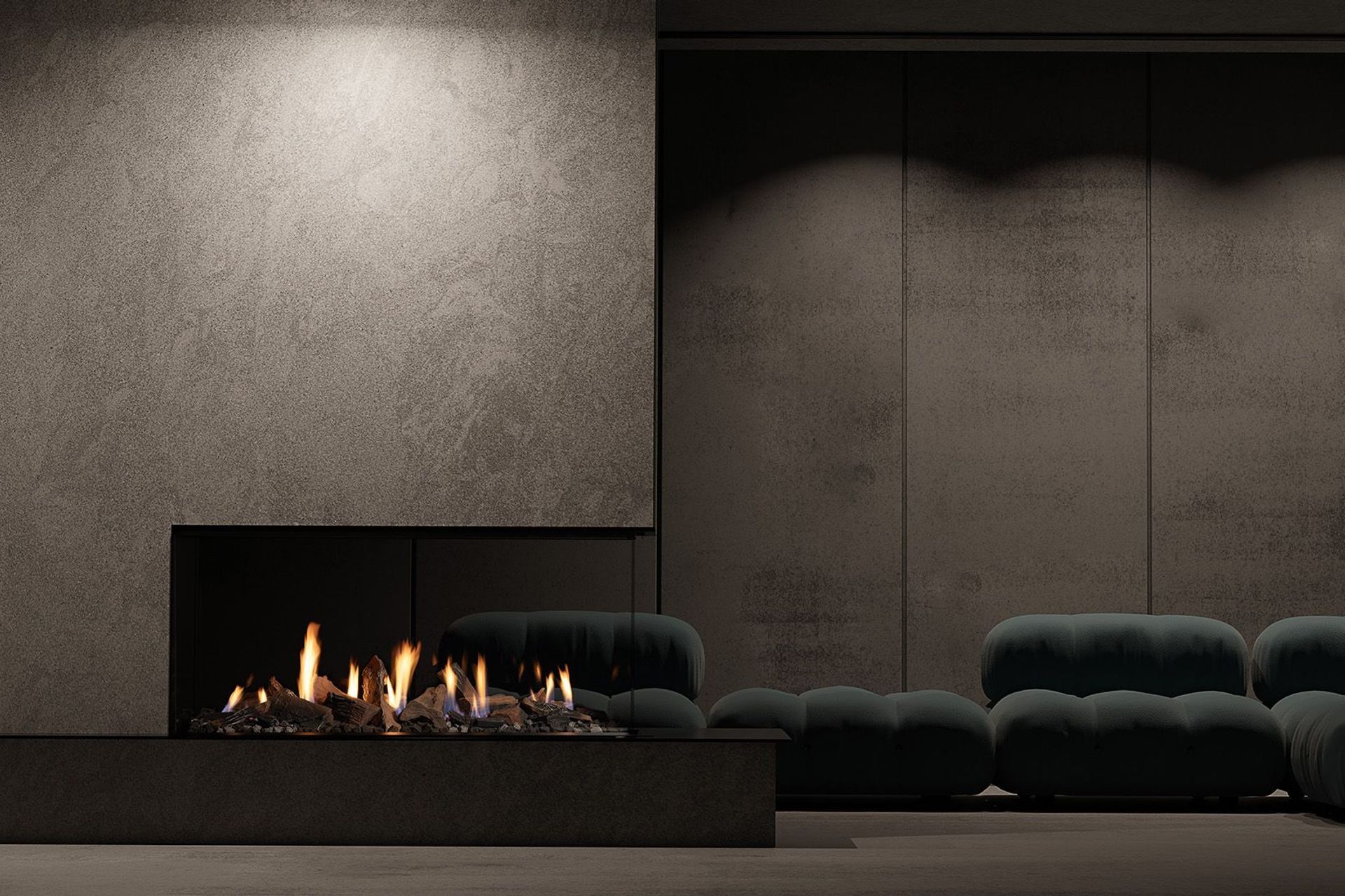 Escea's MODE KS1460 Peninsula Gas Fireplace brings you world-class innovation for unlimited creativity, exclusive fuelbed options and enhanced flame technology.