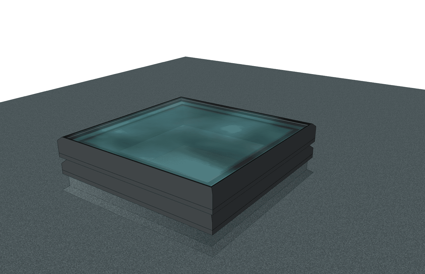 A render of the new Harmony skylight, seen from above.