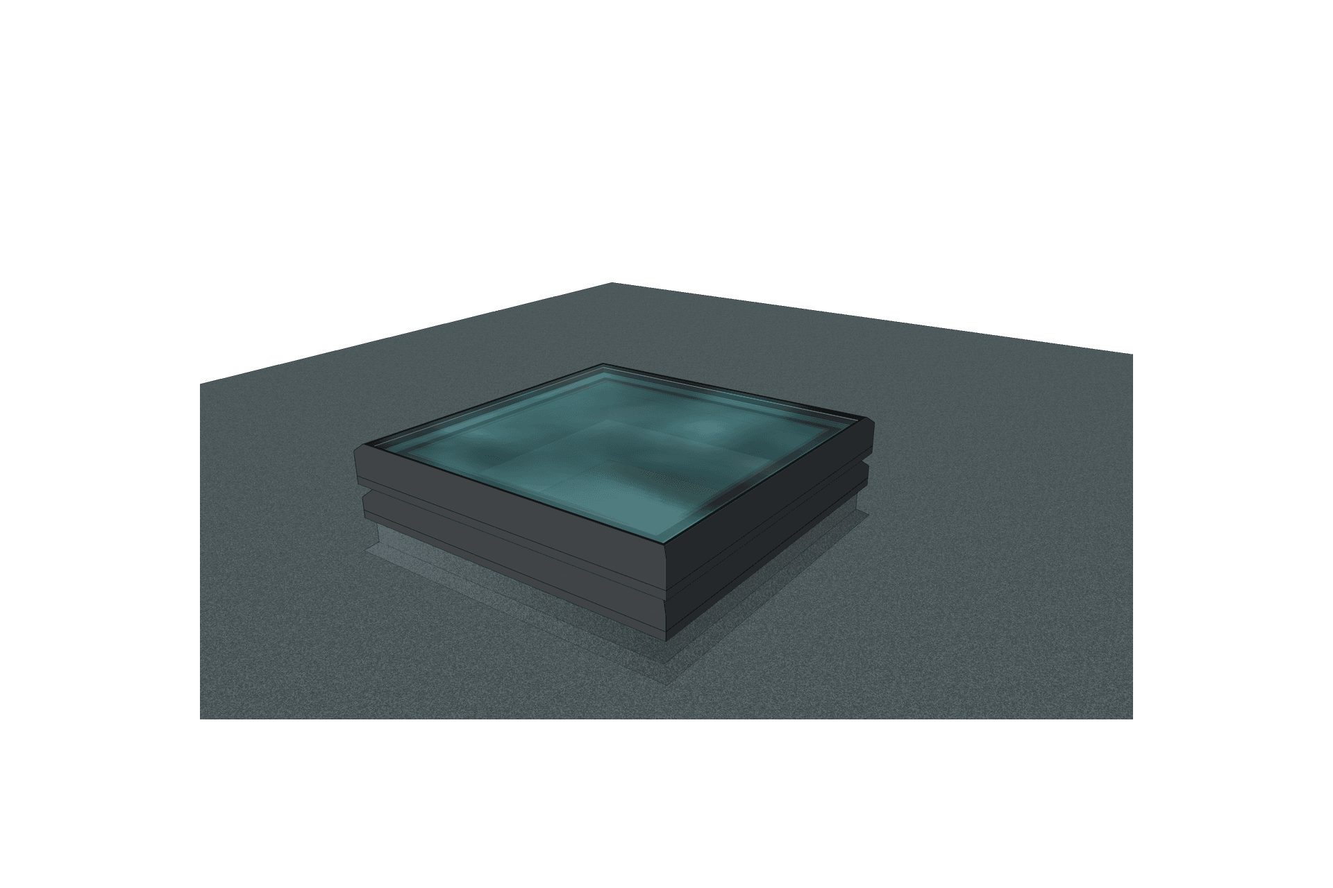 A render of the new Harmony skylight, seen from above.