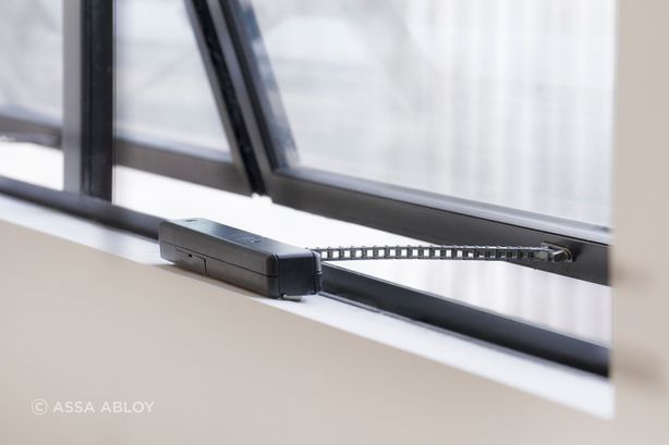 The Yale Aeron window actuator from ASSA ABLOY.
