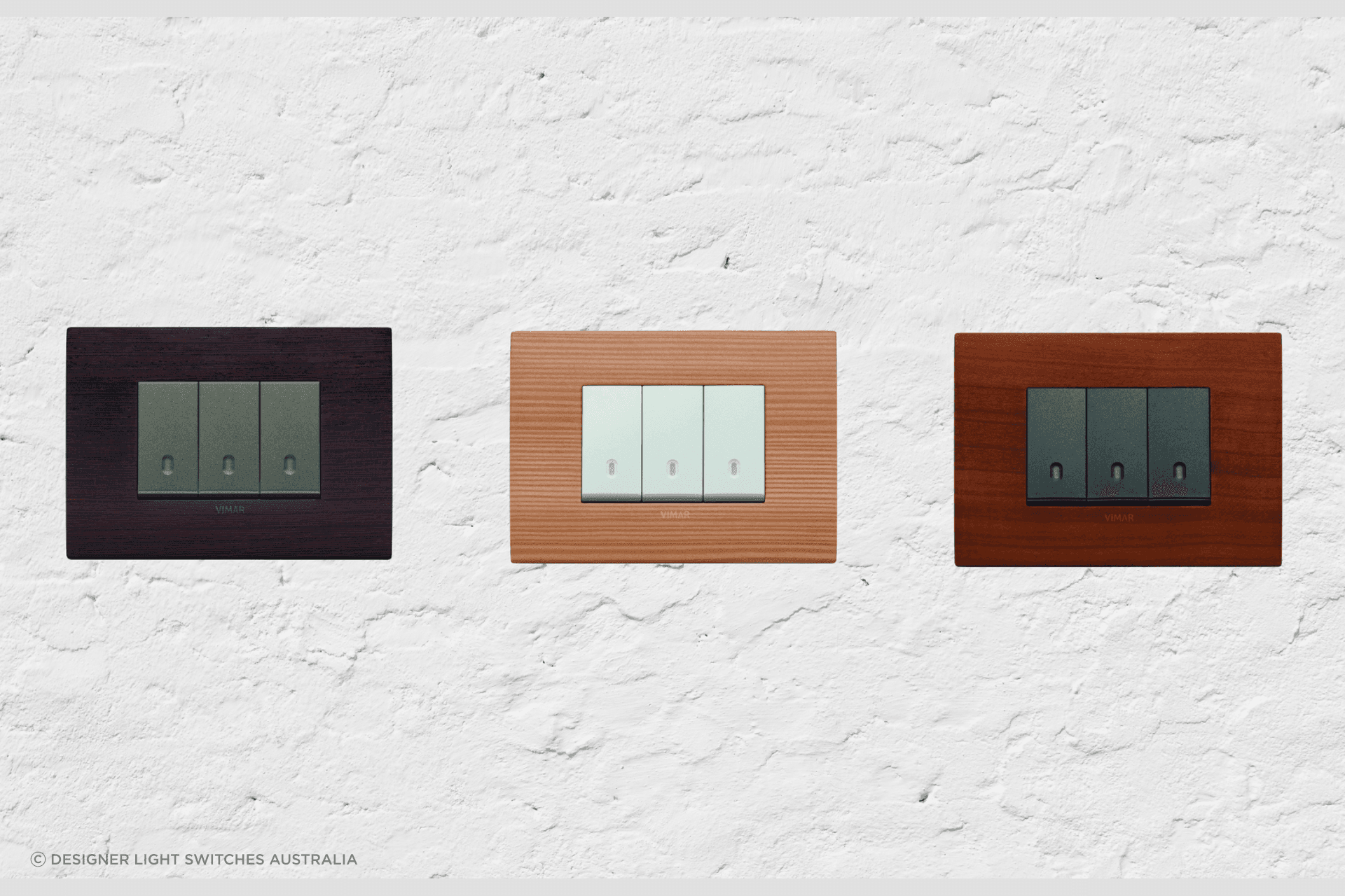 Arke Classic Wood Styled Light Switches