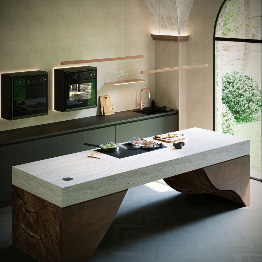 A refined approach to open-plan kitchen design with the BORA X Pure