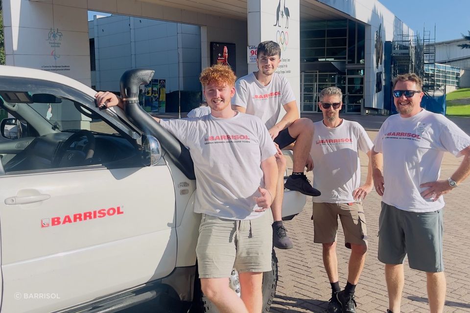 The Barrisol Sydney team at the Australian Institute of Sport