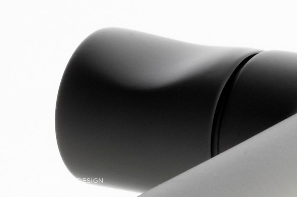 Close up of the handle for the entire ORT collection.