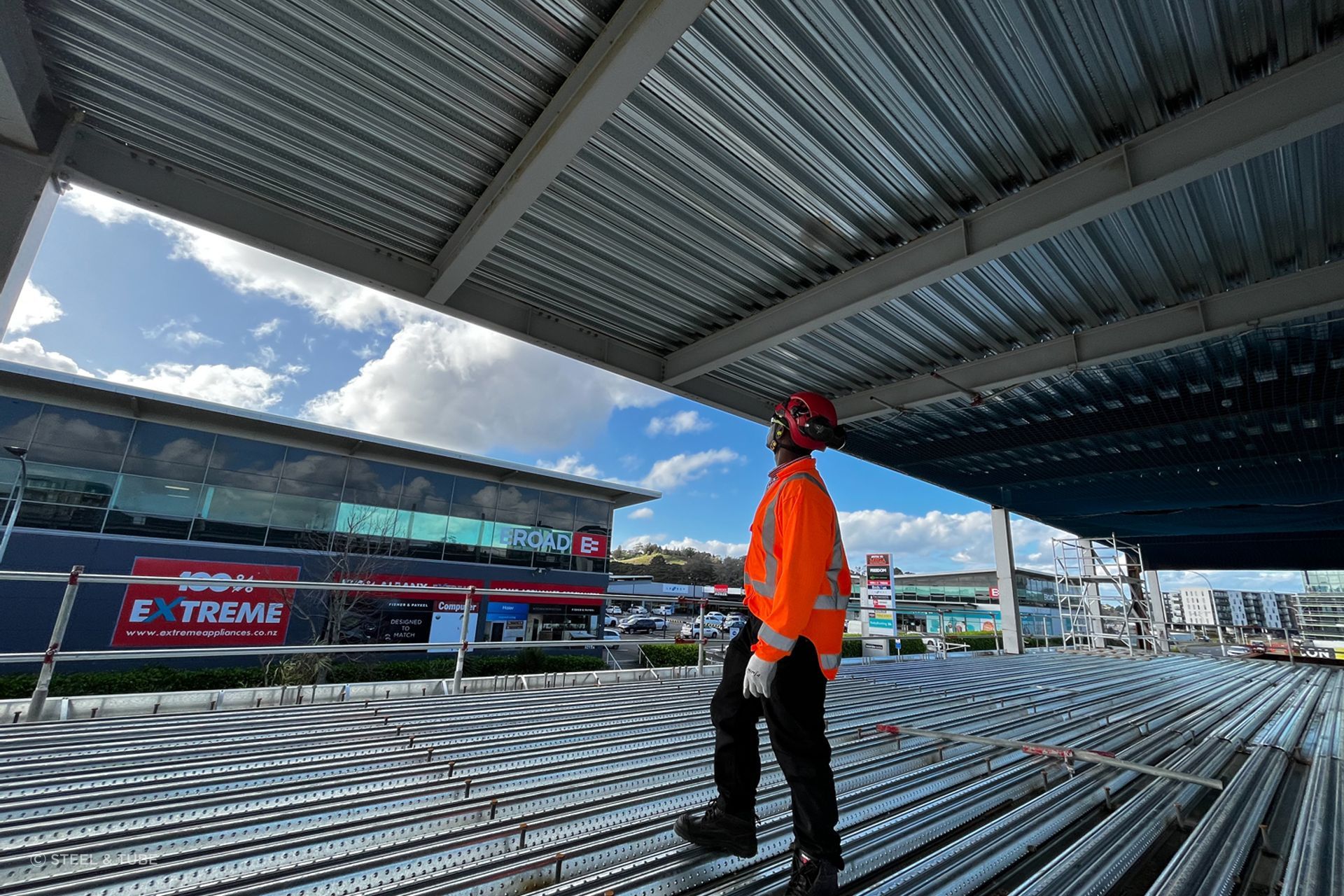 Two workers can lift and install 12-metre sheets with ease, making it perfect for hard-to-access areas,