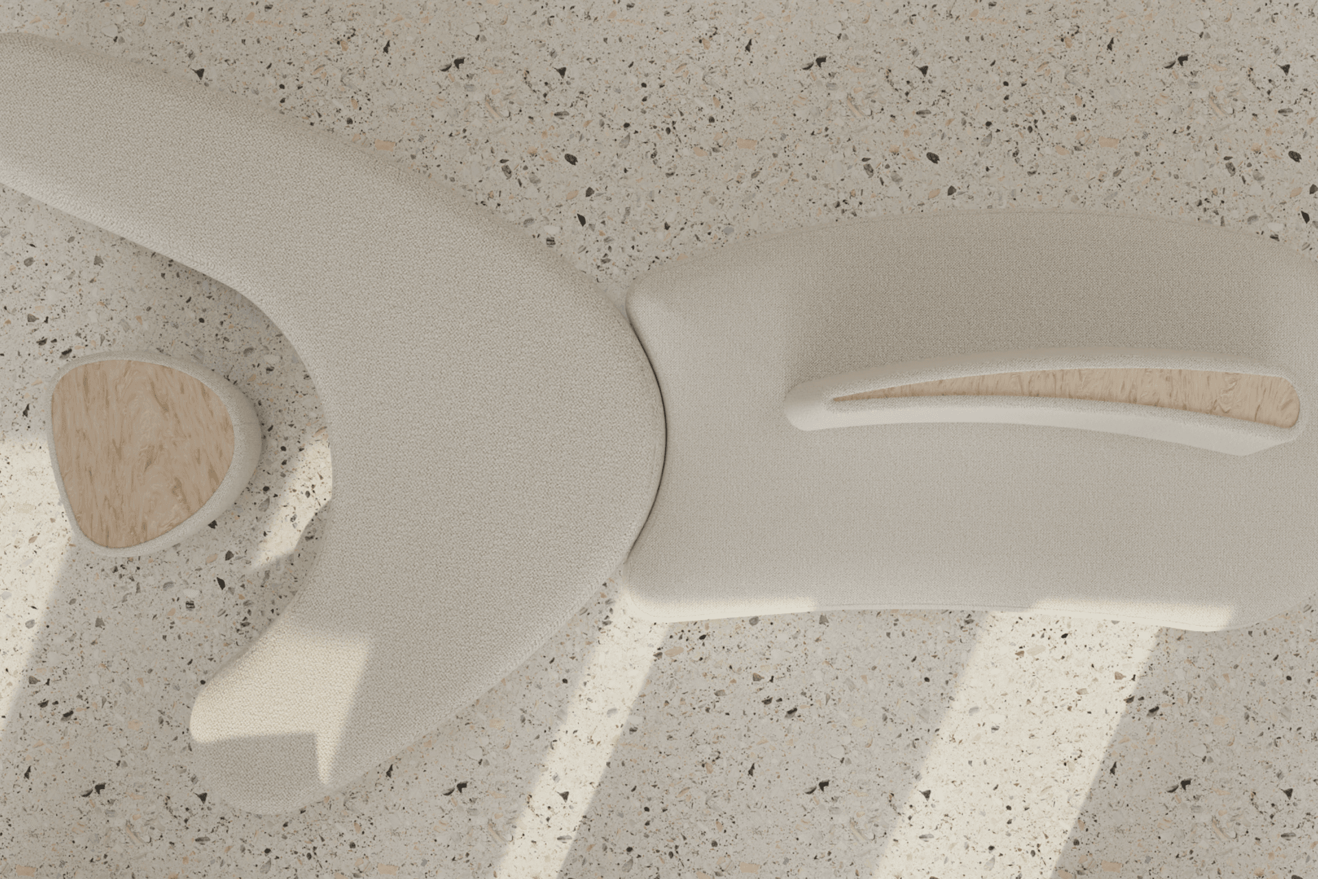 The design was inspired by a collection of discarded coral pieces found on Airlie Beach, Whitsunday Islands.