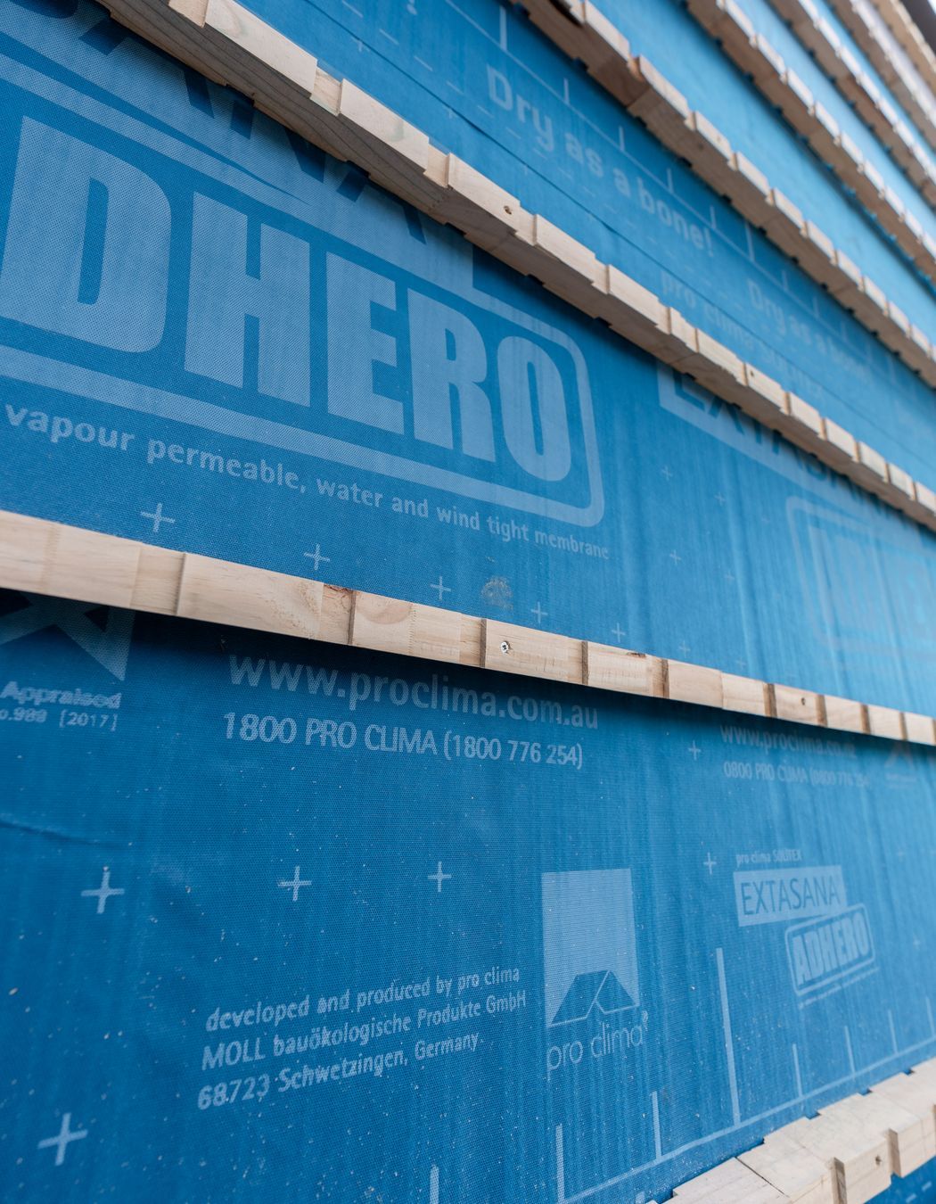 Pro Clima's SOLITEX EXTASANA ADHERO provides the ultimate weather protection layer for your home