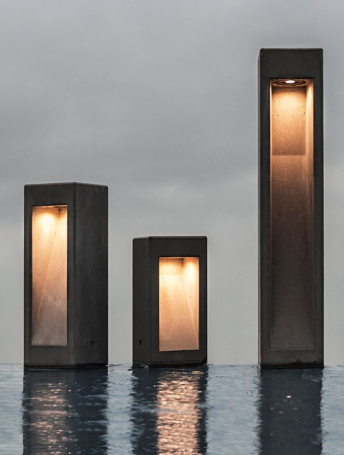 These modern floor lamps are suitable for indoor and outdoor use. Featured product: Cube Floor Lamp.
