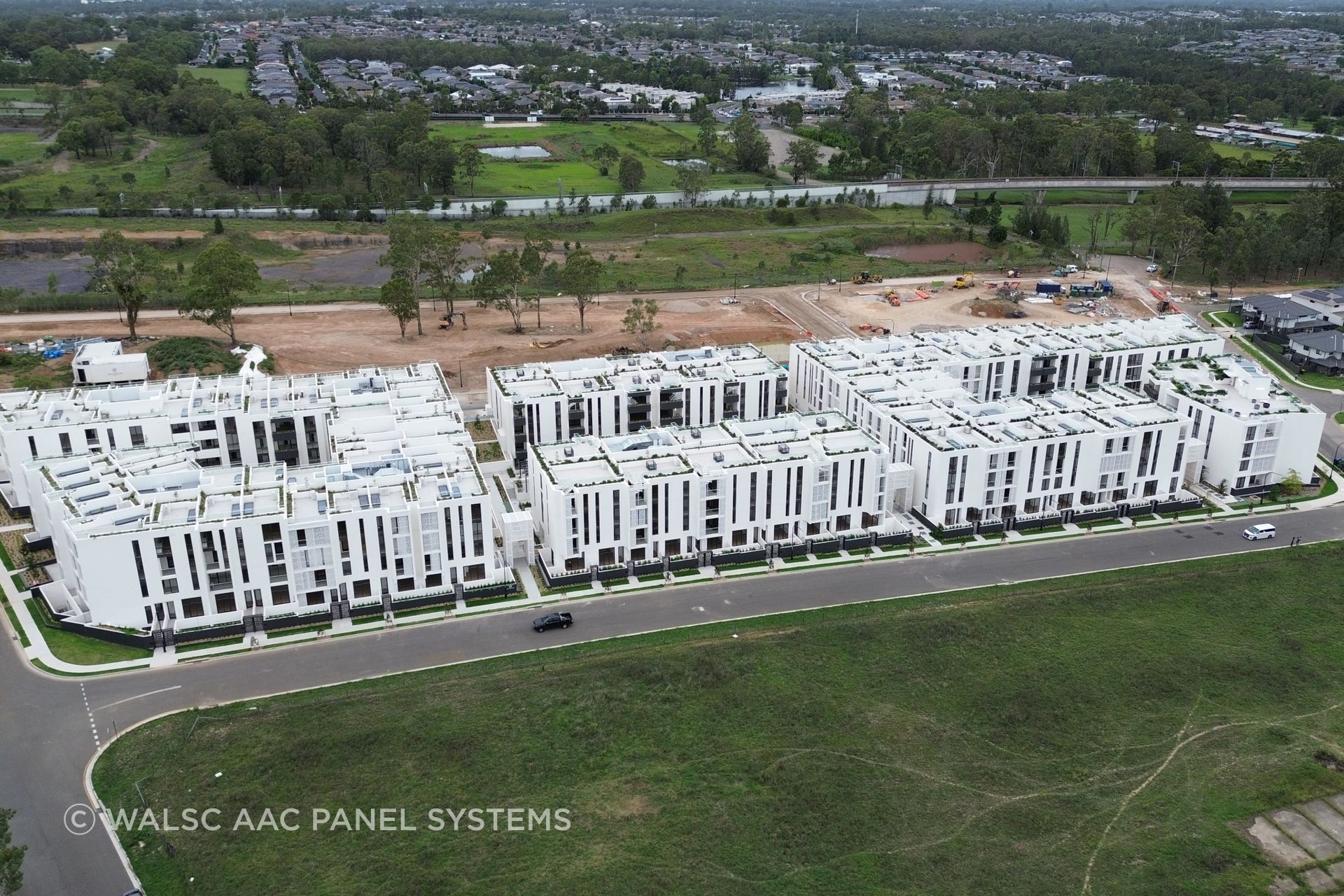 Walsc Commercial Panel Systems installed in Rouse Hill, NSW.