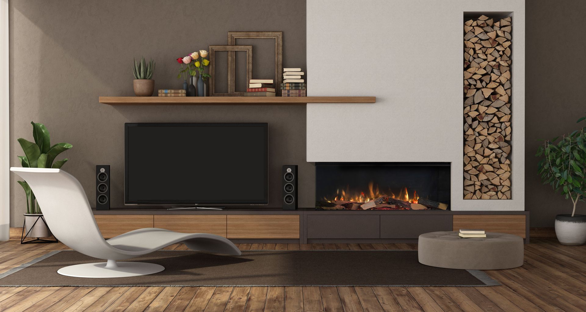 The ES 1000 is the epitome of versatility. Whether you prefer an inset, panoramic (3-sided), or corner aspect, this electric fire has got you covered.