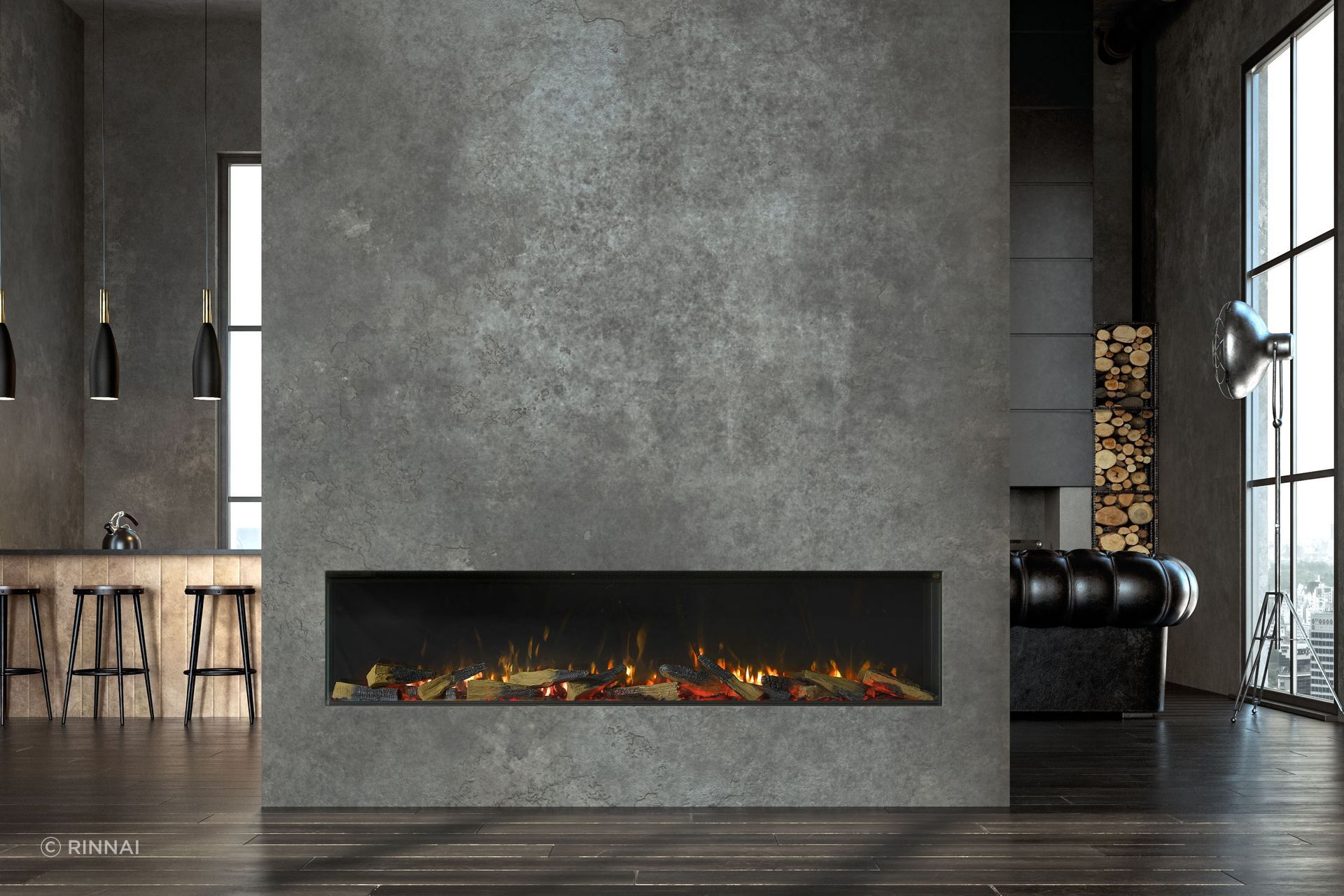 The ES 1800 combines an impressive length of 1.8 metres with its realistic flames to create a truly captivating focal point. Prepare to be mesmerised as the flames dance and flicker, bringing warmth and charm to your space.