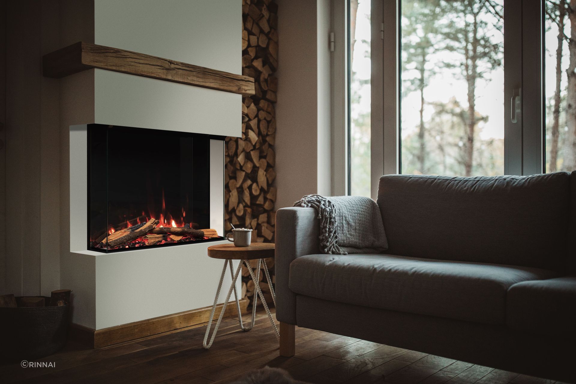 Elevate your home's ambiance with the Rinnai ES 750 Electric Fire. This stunning electric fire combines the charm of a traditional fireplace with the convenience and efficiency of modern technology. Designed to seamlessly fit into any contemporary or traditional setting, it is the perfect addition to your living room, bedroom, or even office.