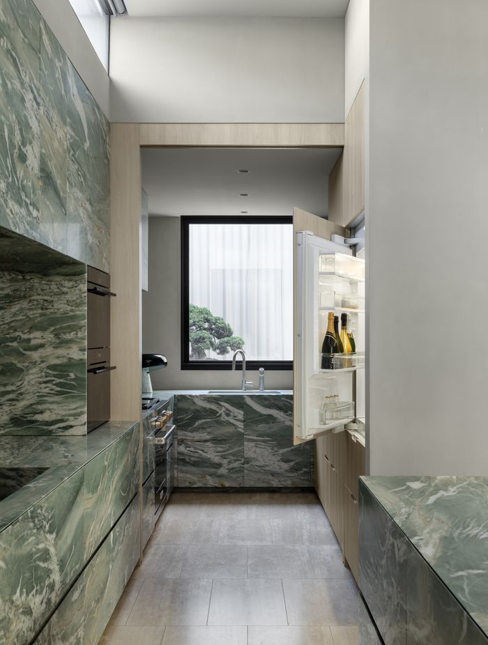 Appliances by luxury appliance brand Sub-Zero and Wolf.