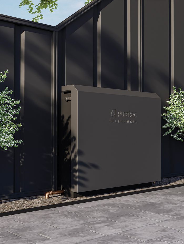 The FilterWall means you can drink water from every tap inside or outside of your house.