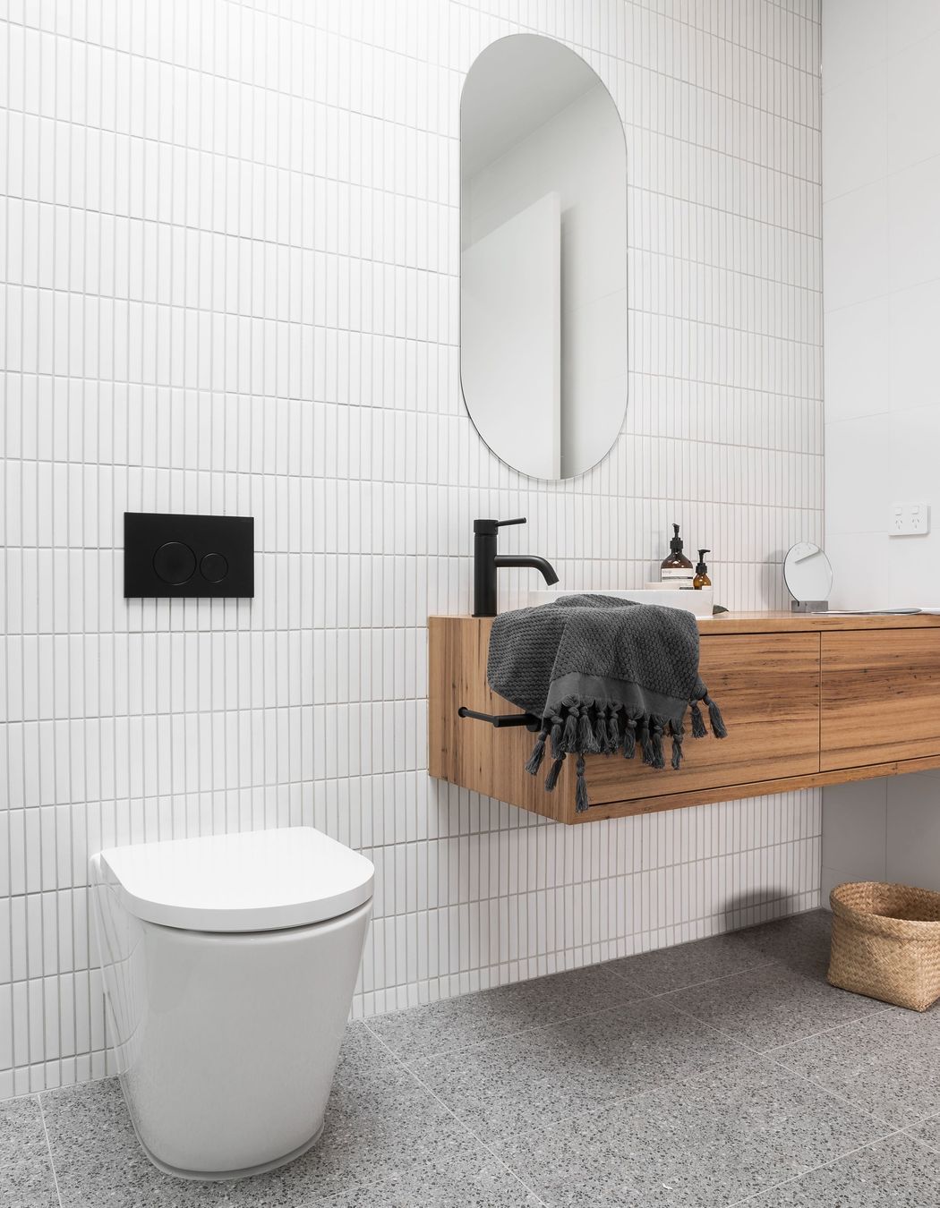 Dual flush toilets are an eco-friendly choice for modern bathrooms. Featured product: Sigma 21 Dual Flush Plate.