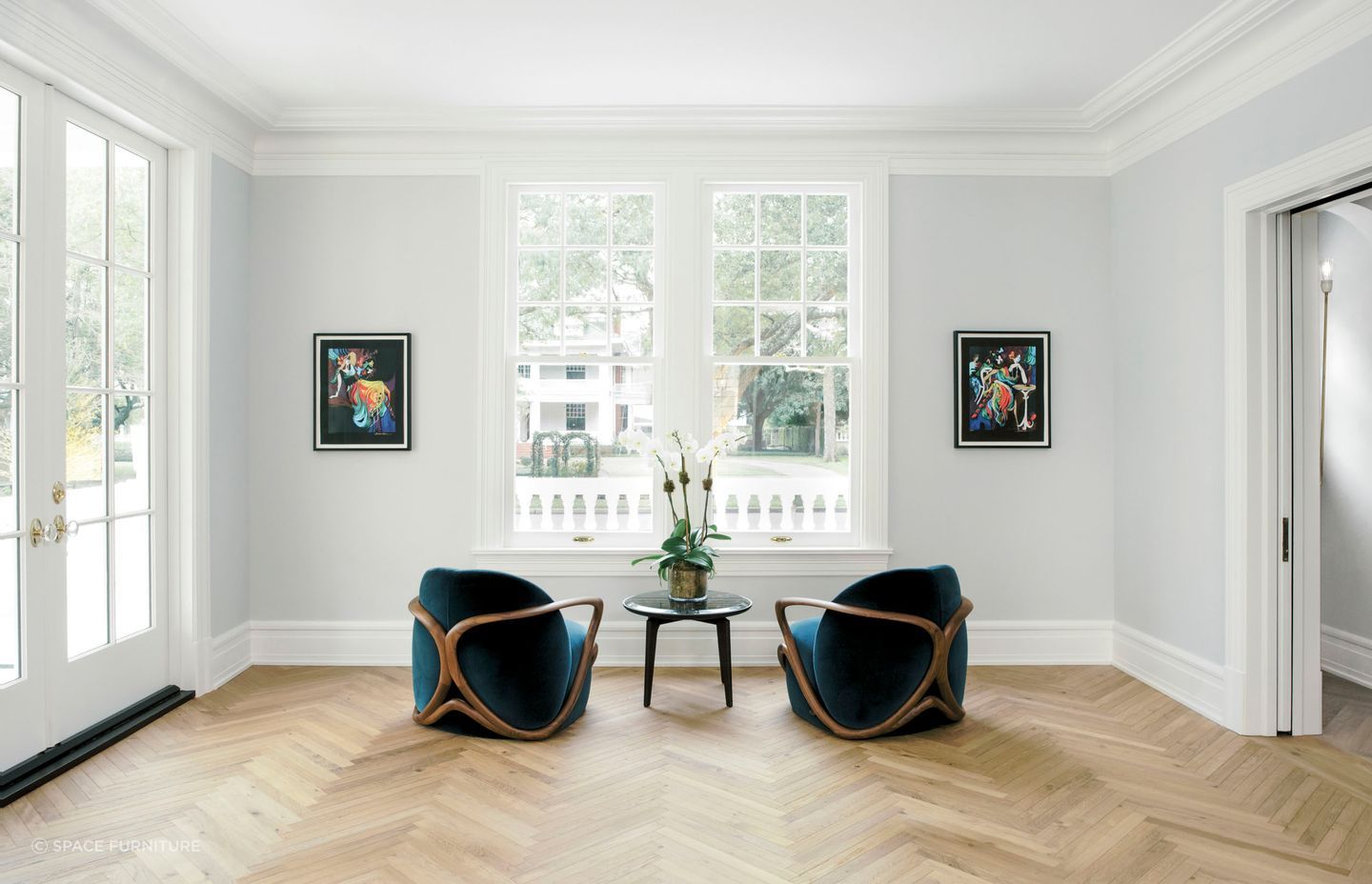 “Every element -– whether it be furniture, finishes or architectural components – works together harmoniously, ensuring both the visual appeal and the overall functionality of the space,” says David.