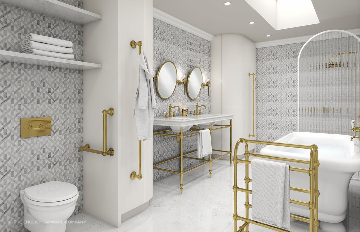 The Hawthorn Hill Basin Stand Vanity features exquisite detailing, the result of high-quality craftsmanship and superb material selections.