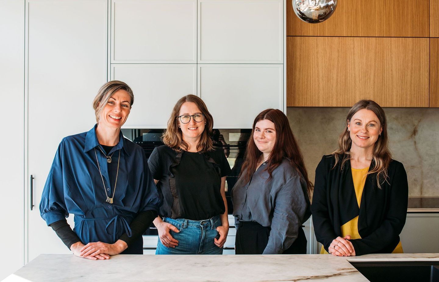The Hello Home Interiors team - Joneen, Hannah, Morgan and Brenda. Photo credit: Anna Briggs.