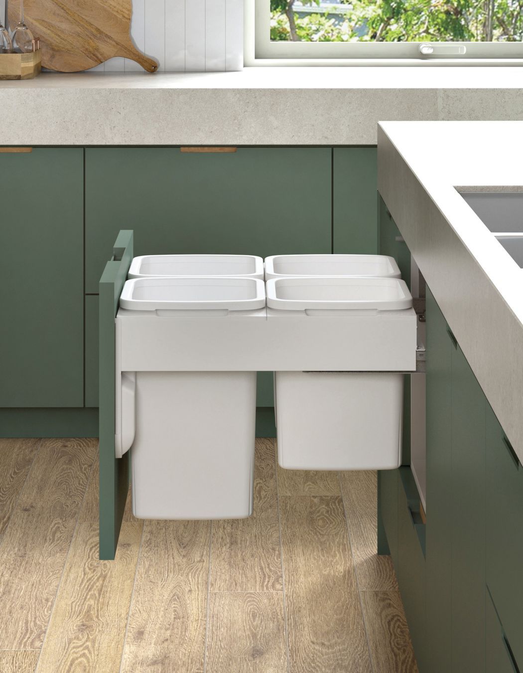 Waste management without compromising aesthetic.