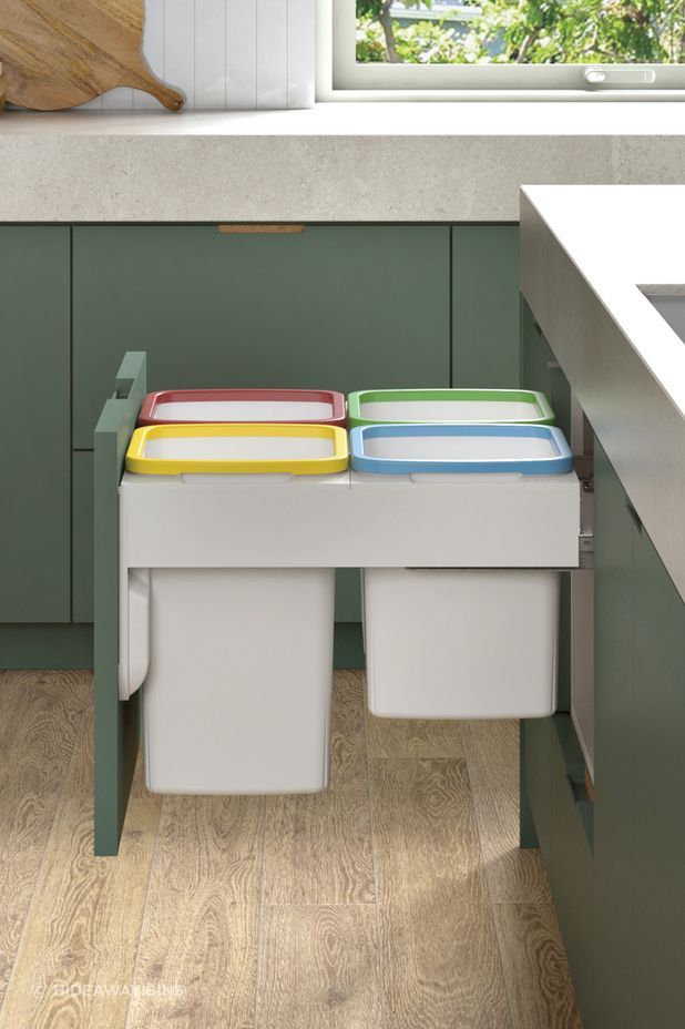 Hideaway Bins for efficient, eco-friendly waste disposal.
