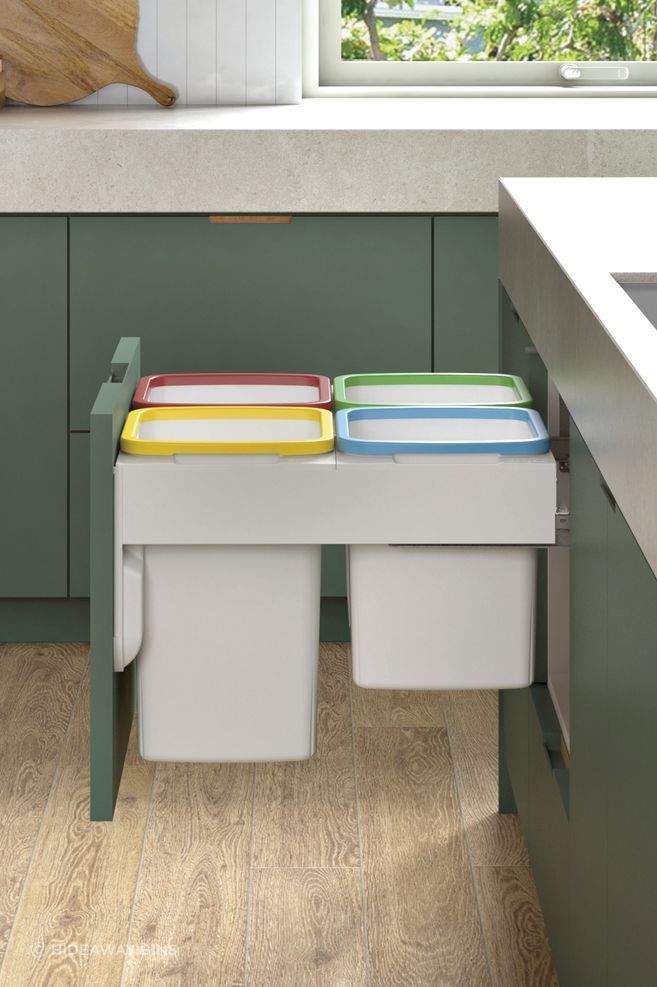Hideaway Bins for efficient, eco-friendly waste disposal.