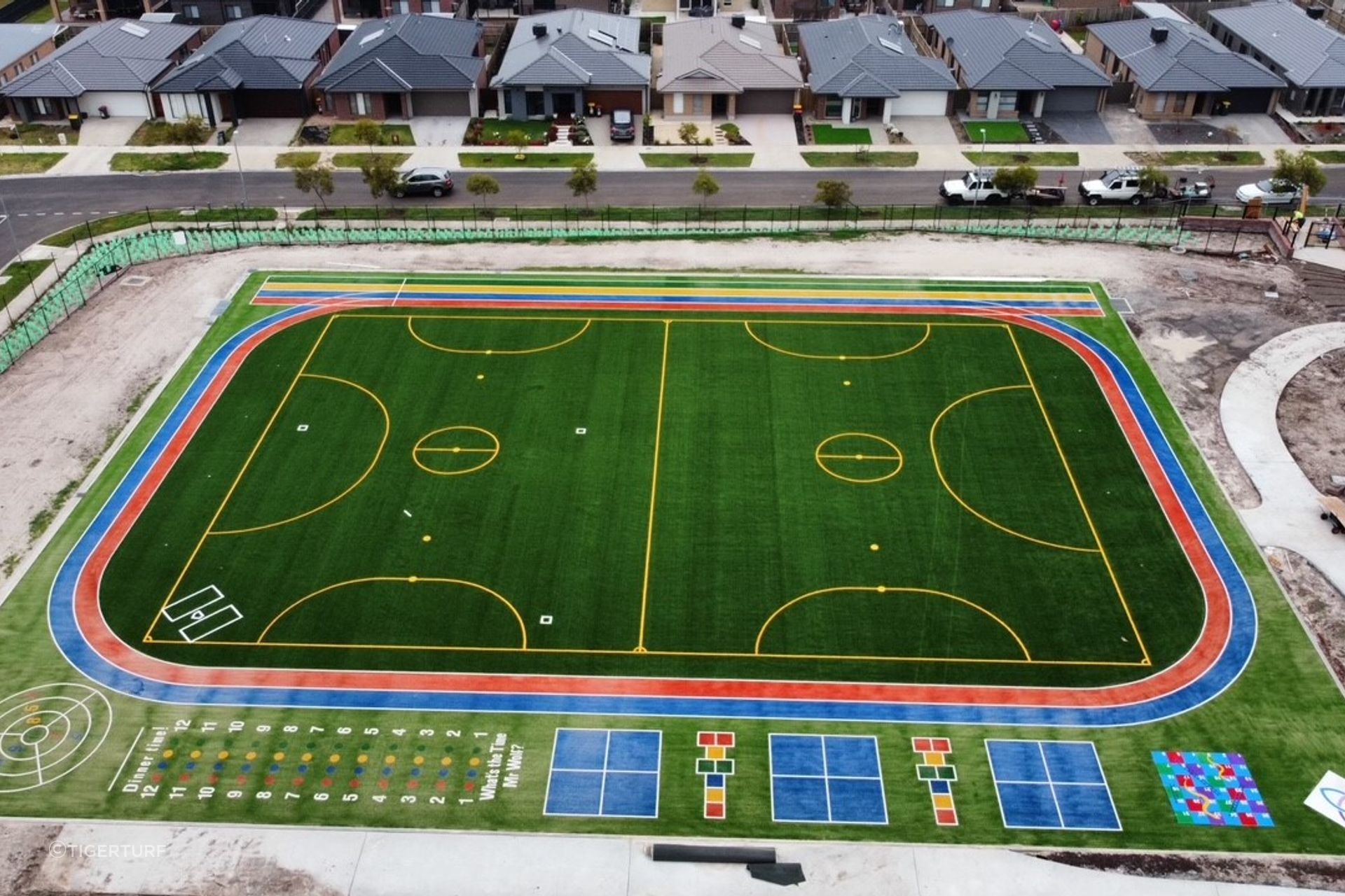 A new oval for the Holy Trinity Primary School by TigerTurf