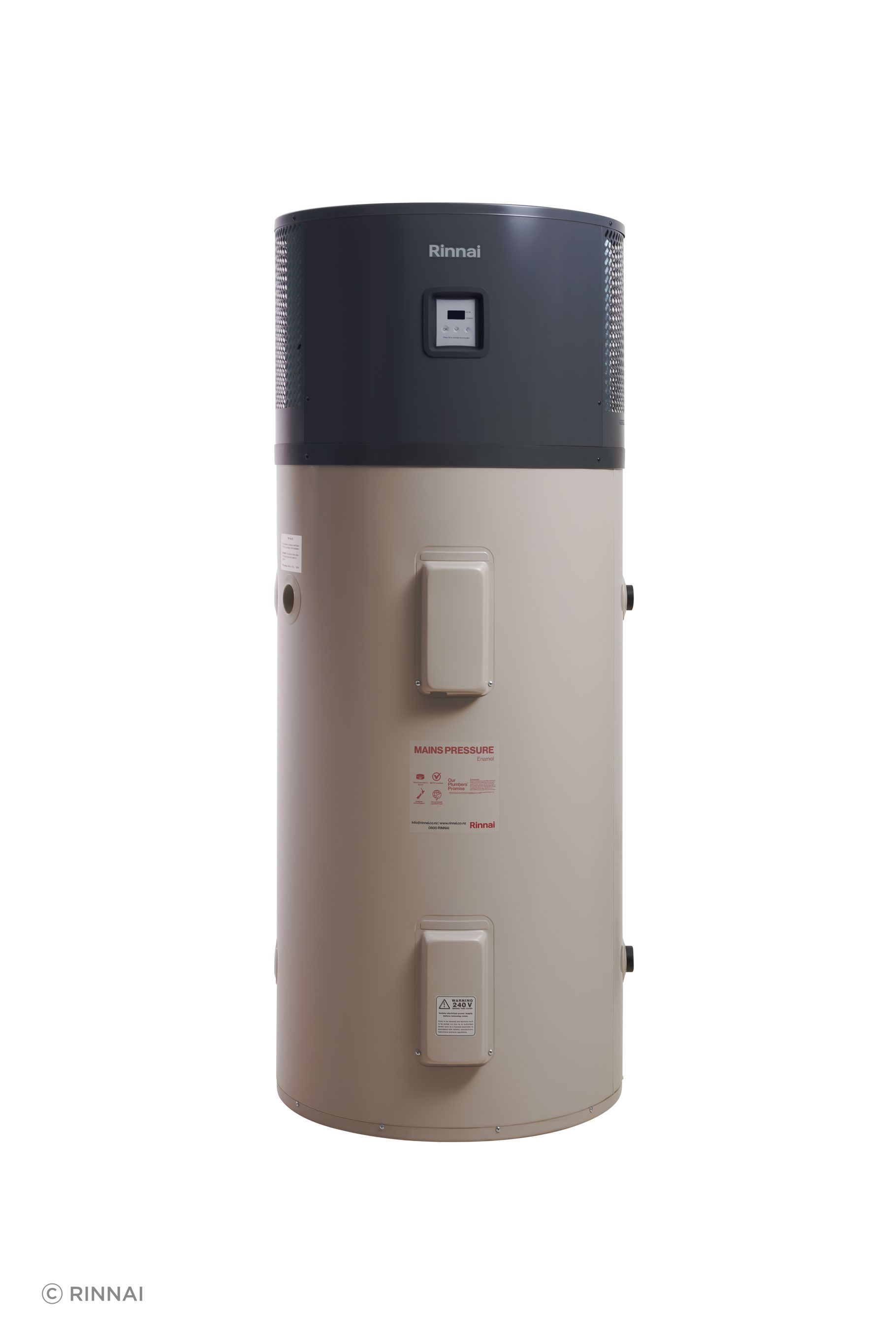 The HydraHeat uses less energy than conventional hot water cylinders to heat the same amount of water.