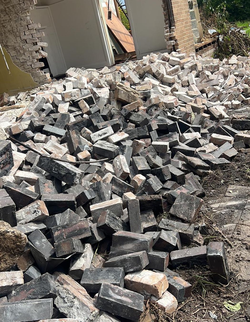 Each brick has its own history, but in many cases recycled bricks are higher quality than new ones.