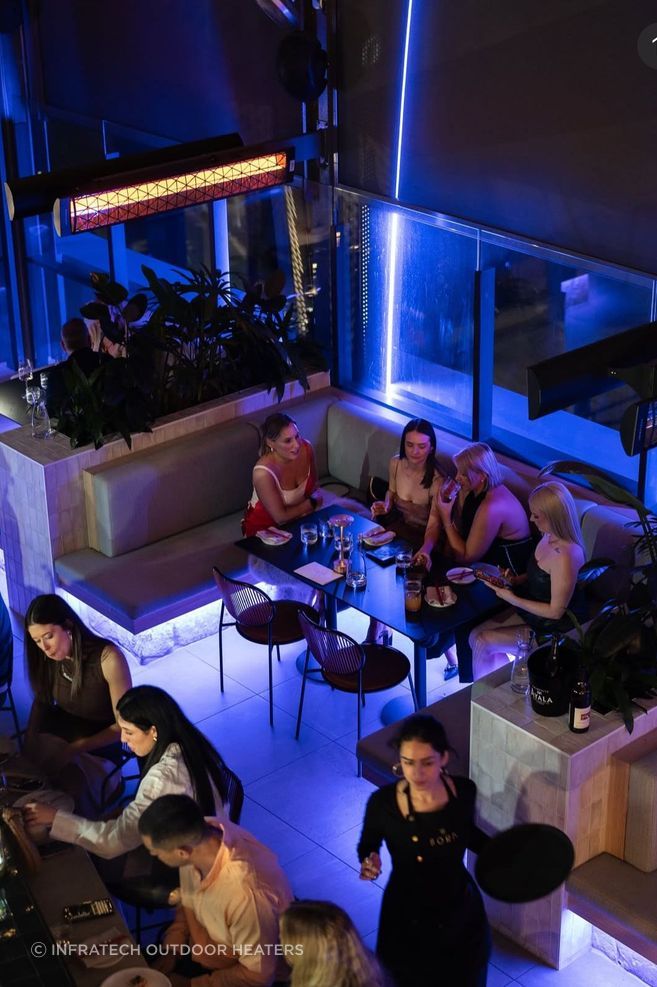"Infratech Heaters are installed in pubs, clubs, restaurants, beer gardens, cafes, and commercial properties across the country, with the more decorative models and slimline versions becoming a popular choice for residential properties.”