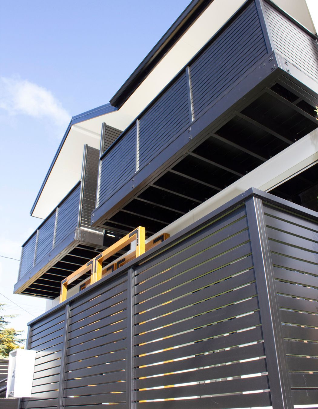 The solution offers residents both privacy and a safe deck barrier.