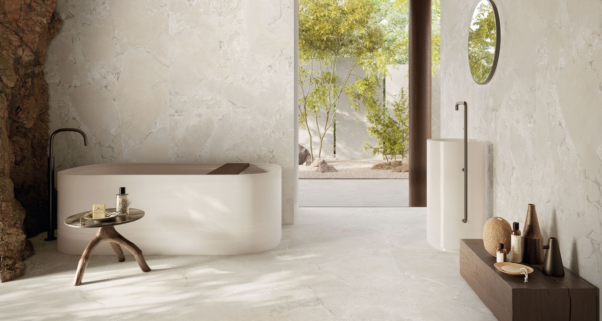 The Unique Infinity collection is available exclusively at European Ceramics.