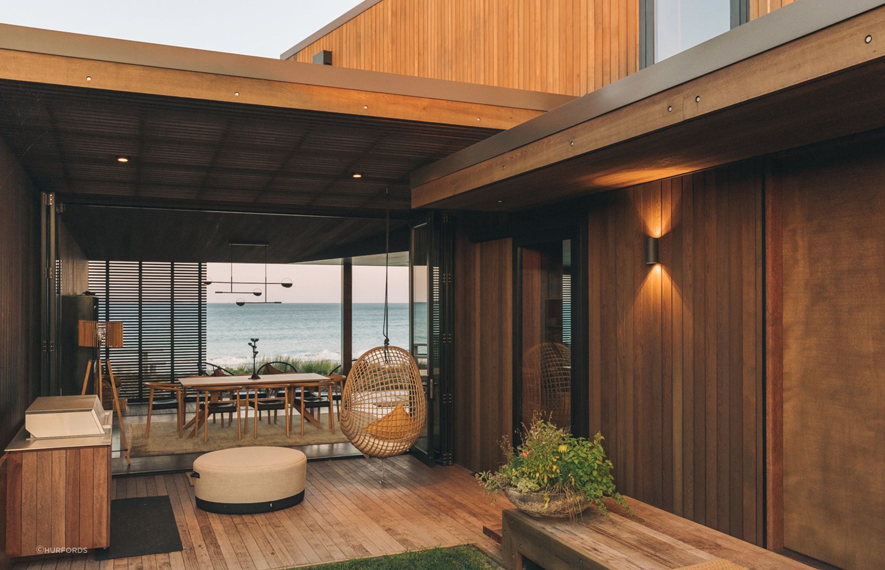Hurford's Kwila Timber Decking showcases the wood's natural rich appearance beautifully