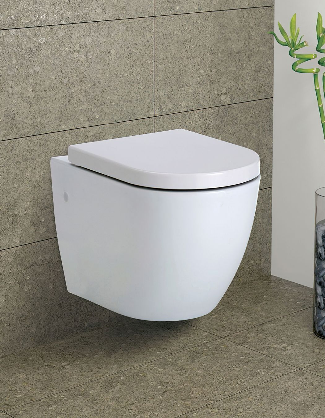 Wall Hung Toilets are a great addition to a modern bathroom. Featured product: Koko Wall-Hung Toilet Suite