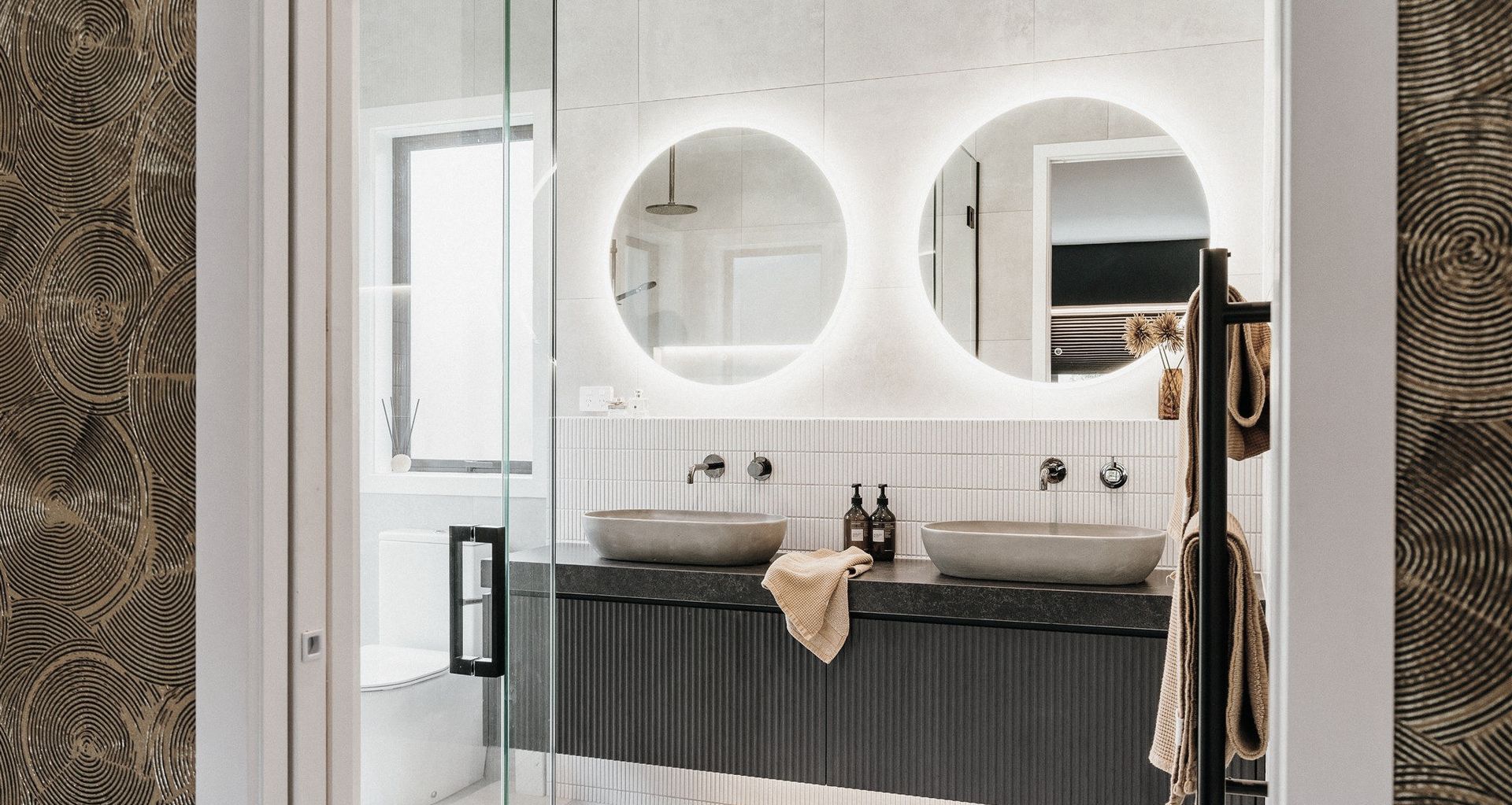 Redvale Guest Ensuite Design by Kella Design Co.