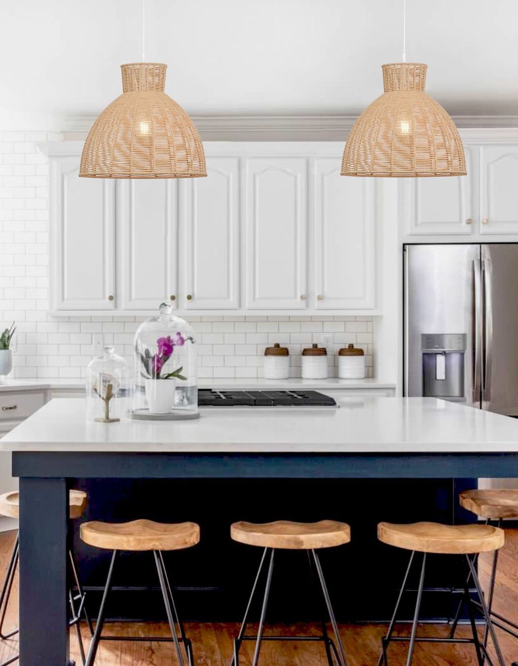 Ivory &amp; Deene's Kellie rope pendant.